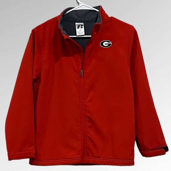 Russell Athletics Georgia‎ Fleece Jacket Youth Sz 10/12 - Picture 1 of 3
